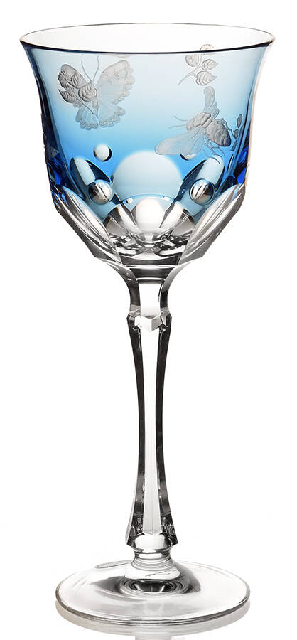Springtime Sky Blue Water Goblet by Varga-1