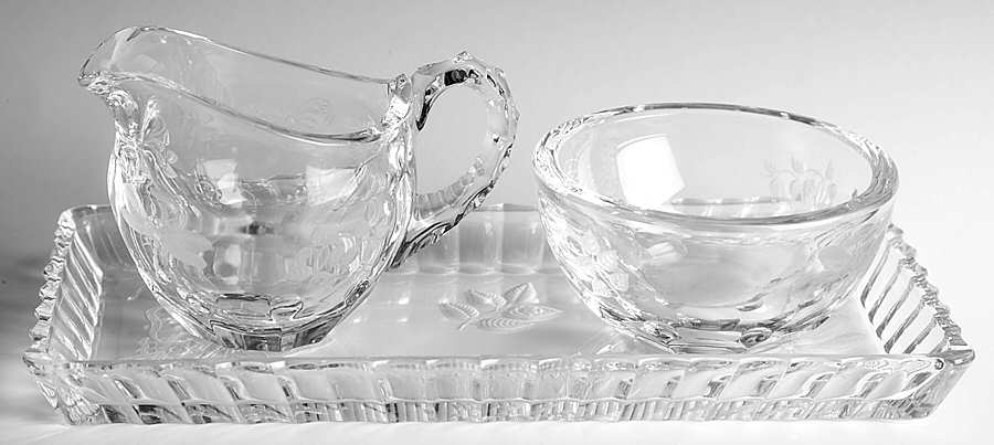 Springtime Creamer, Sugar and Tray Set by Varga-1