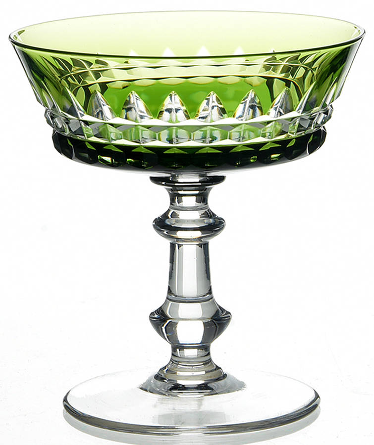 Esneux Chartreuse Champagne/Tall Sherbet by Val St Lambert-1