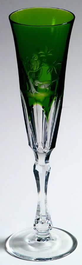 Rothschild Emerald Green Fluted Champagne by Varga-1