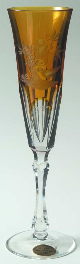 Rothschild Amber Fluted Champagne by Varga-1