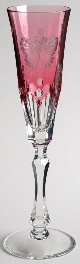 Springtime Raspberry Fluted Champagne by Varga-1