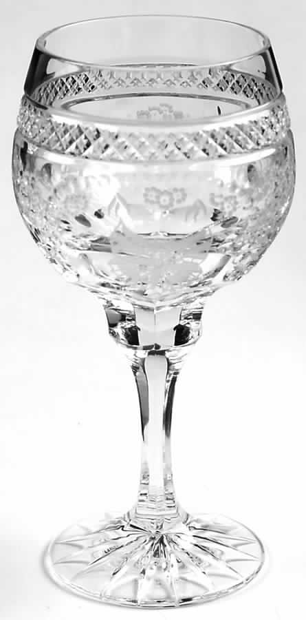 Antique Butterfly Wine Glass by Varga-1