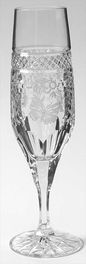 Antique Butterfly Fluted Champagne by Varga-1