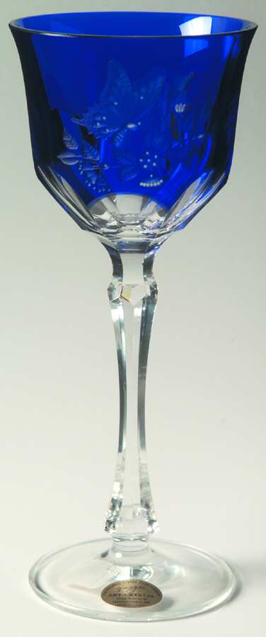 Victoria Cobalt Blue Hock Wine by Varga-1