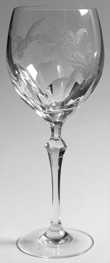Tropical Garden Water Goblet by Varga-1