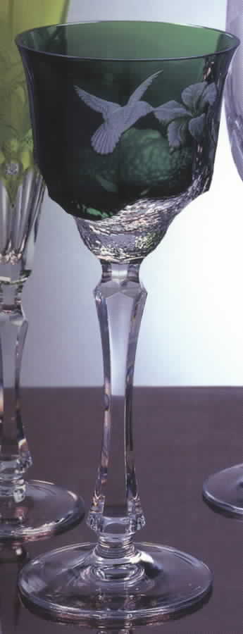 Tropical Garden Emerald Green Hock Wine by Varga-1