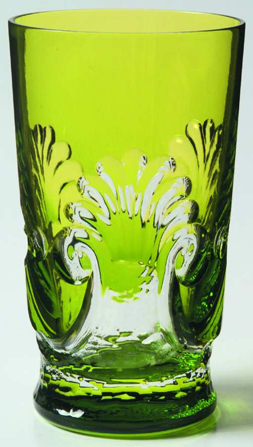 Sculptured Shell Yellow Green Highball by Varga-1