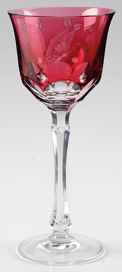 Printemps Raspberry Water Goblet by Varga-1