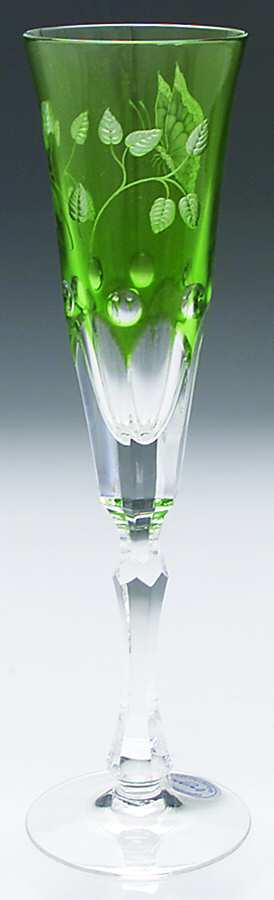 Printemps Yellow Green Fluted Champagne by Varga-1