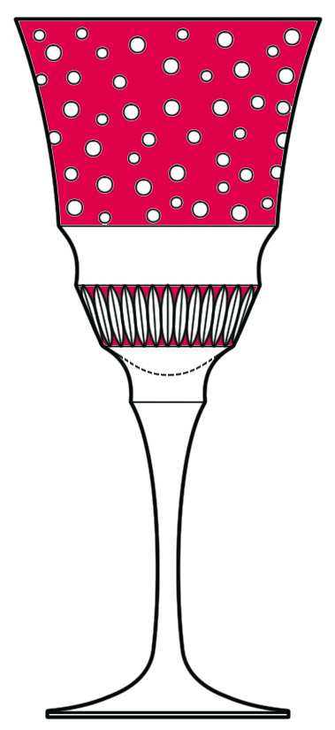 Aurora Raspberry Water Goblet by Varga-1
