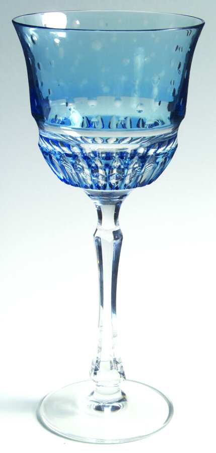Aurora Sky Blue Water Goblet by Varga-1