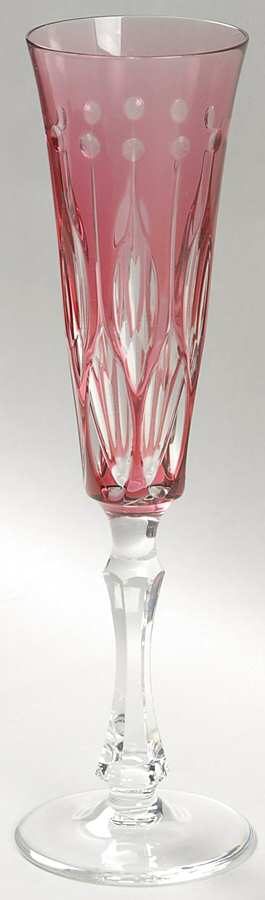 Renaissance Raspberry Fluted Champagne by Varga-1