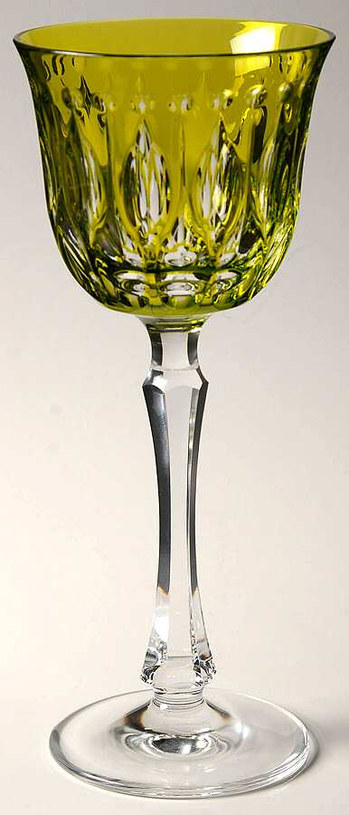 Renaissance Yellow Green Wine Hock by Varga-1