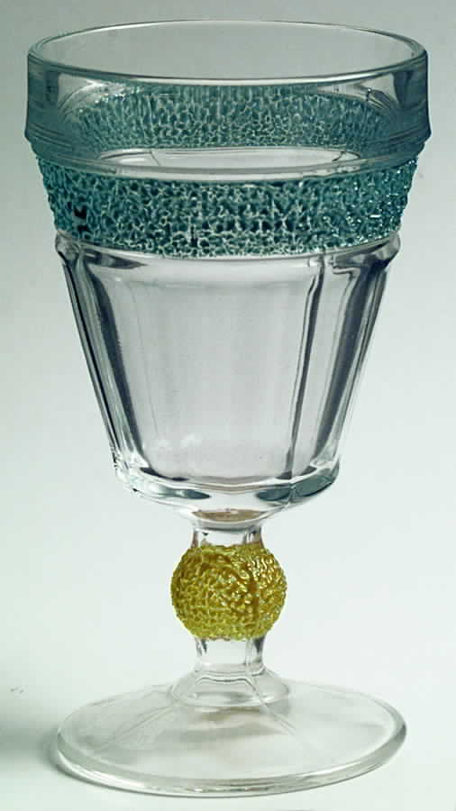 Mt. Vernon Bilberry Lemon Water Goblet by Viking-1