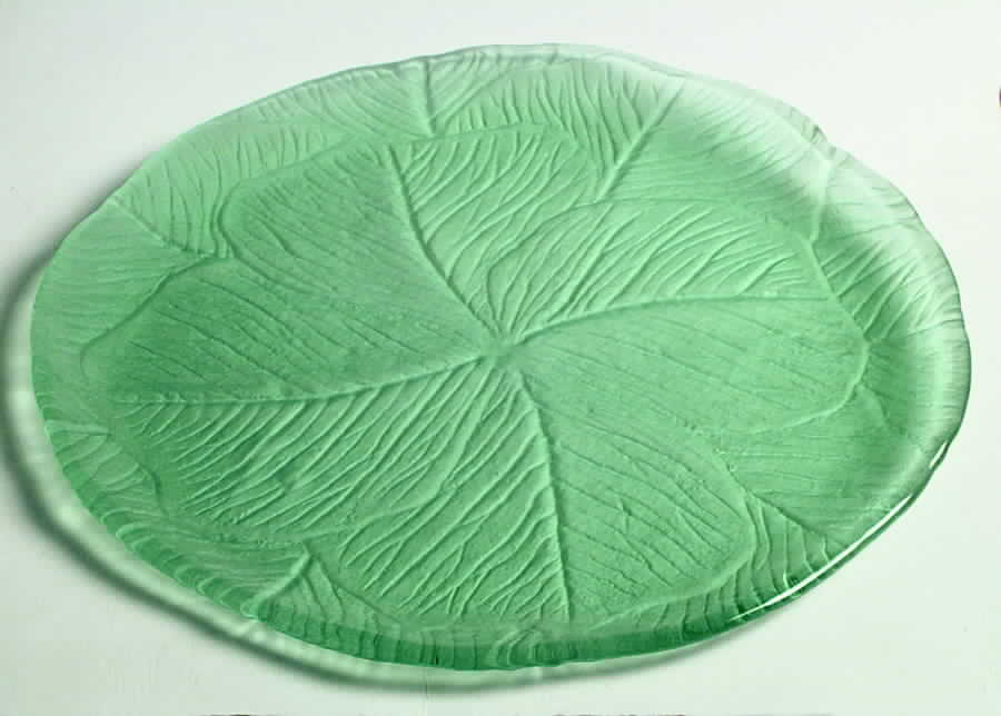 Cabbage Salad Satin Light Green Torte Plate by Viking-1