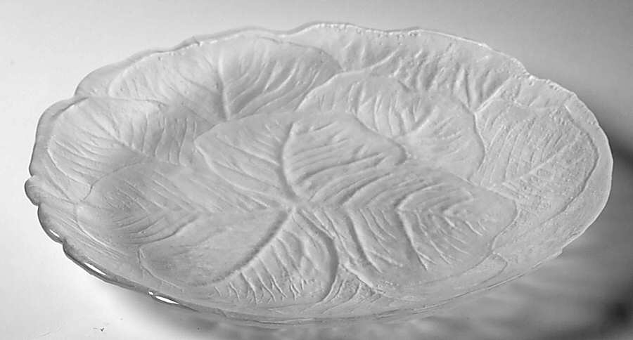 Cabbage Salad Crystal Satin Dinner Plate by Viking-1