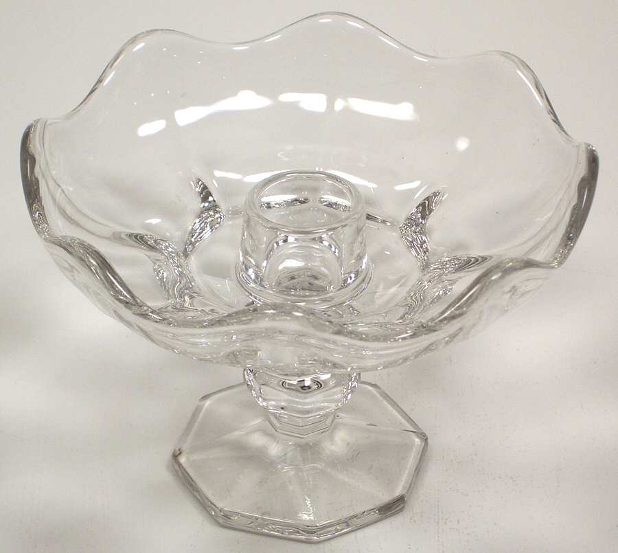 Christina Clear Single Light Candlestick by Viking-1