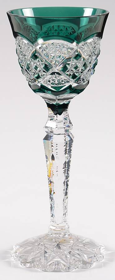 Verrept Emerald Green Hock Wine by Val St Lambert-1