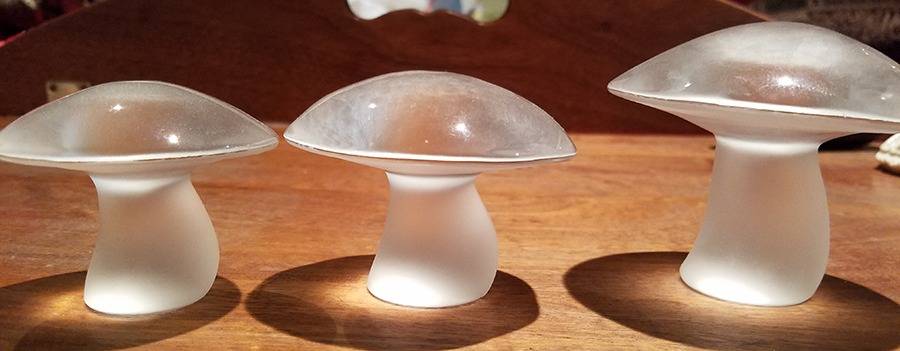 Mushrooms Crystal (Frost) Large Mushroom by Viking-1