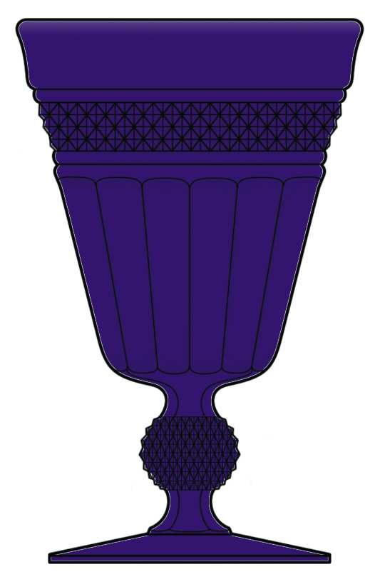 Mt. Vernon Amethyst Water Goblet by Viking-1