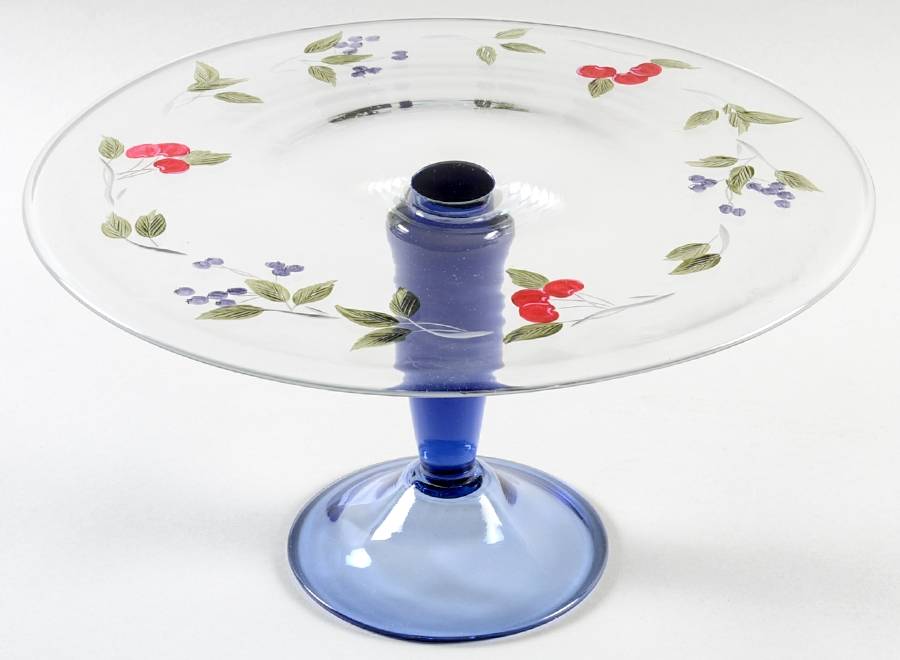 Cottage Glass 11" Diameter Pedestal Cake Stand by Villeroy & Boch-1