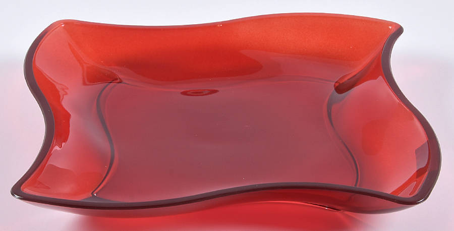 New Wave Square Red Salad Plate by Villeroy & Boch-1