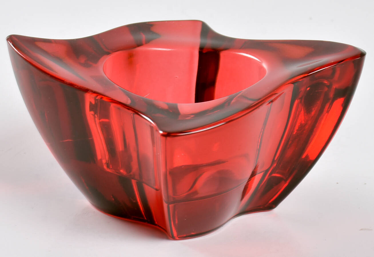 New Wave Square Red Votive Candleholder by Villeroy & Boch-1
