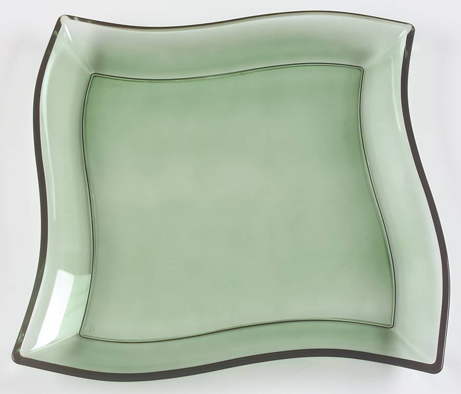 New Wave Square 11" Green Sqaure Serving Tray by Villeroy & Boch-1