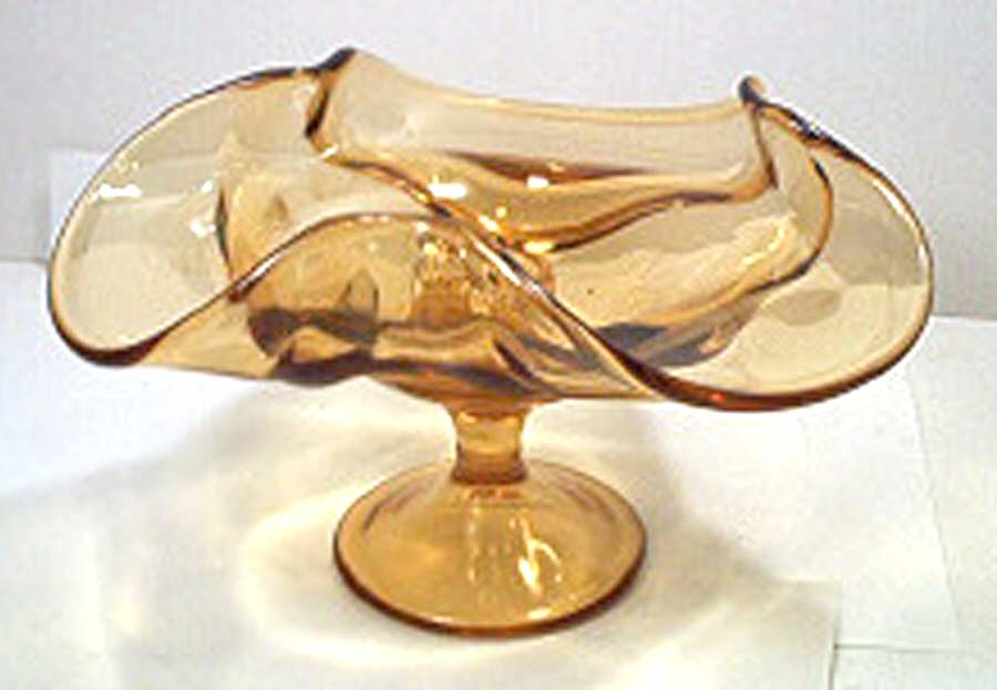 Epic Amber Single Light Candlestick by Viking-1