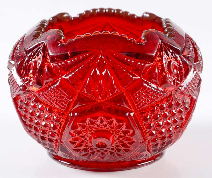 Yesteryear Ruby 4" Rose Bowl by Viking-1
