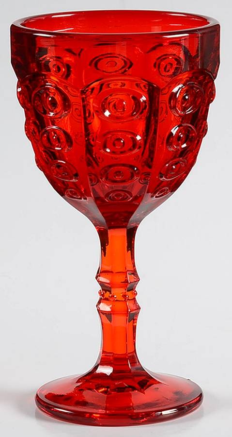 Yesteryear Ruby Wine Glass by Viking-1