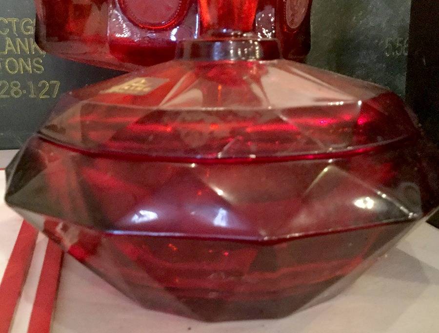 Epic Ruby Candy Dish & Lid by Viking-1