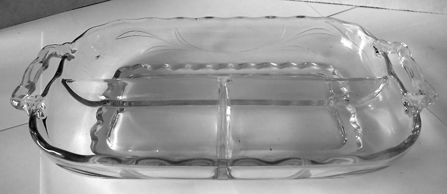 VIK2 11" Oblong 3 Part Celery/Relish by Viking-1