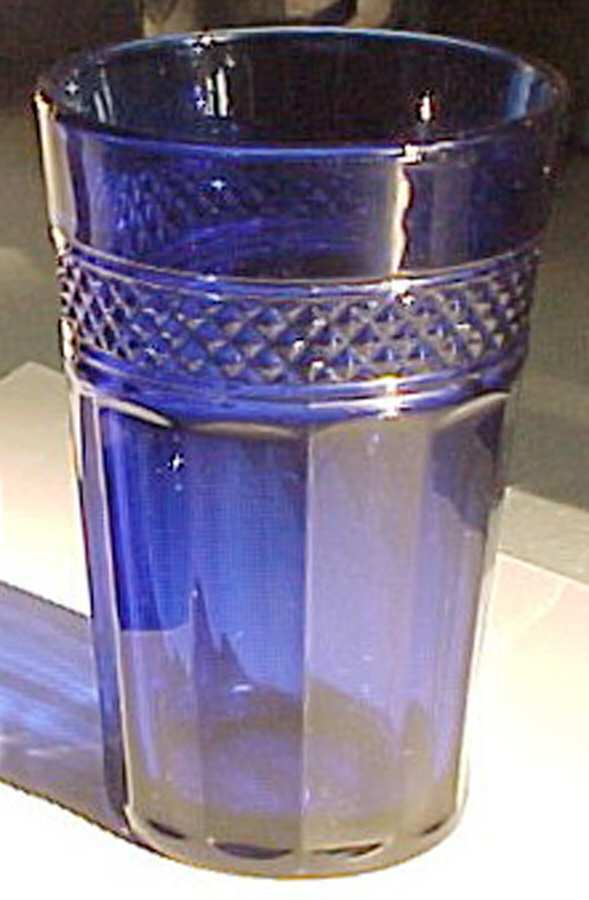 Mt. Vernon Cobalt Blue Flat Tumbler by Viking-1