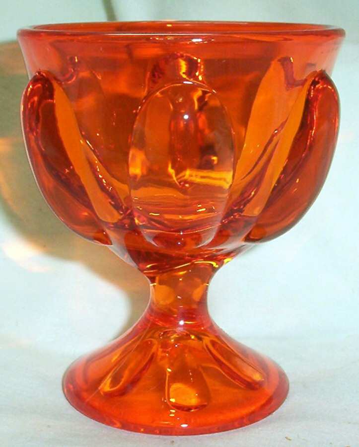 Epic Six Petal Persimmon (Orange) Candy Dish No Lid by Viking-1