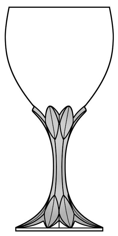 Tulipe Frost Water Goblet by Villeroy & Boch-1