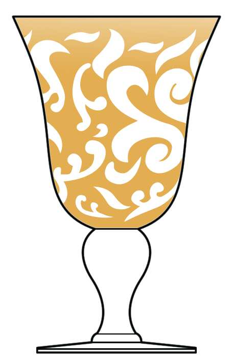 Filigree Amber Water Goblet by Villeroy & Boch-1
