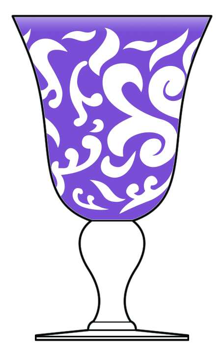 Filigree Amethyst Water Goblet by Villeroy & Boch-1