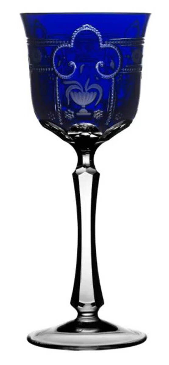 Imperial Cobalt Blue Red Wine by Varga-1