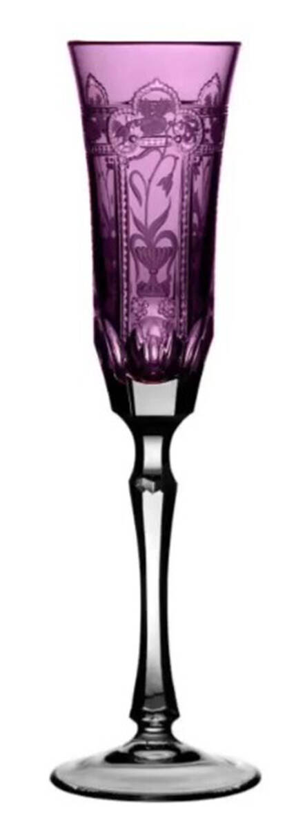 Imperial Amethyst Fluted Champagne by Varga-1