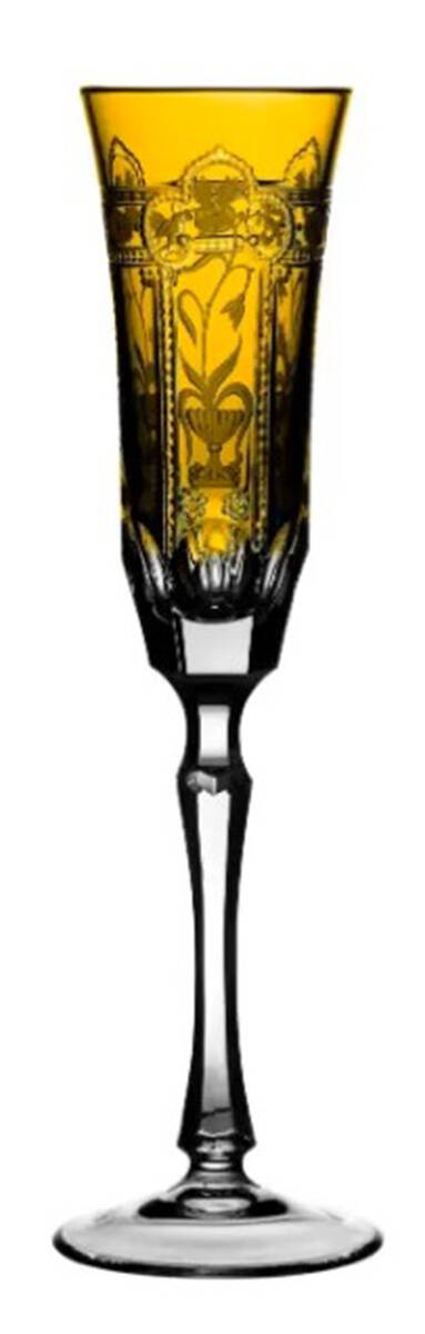 Imperial Amber Fluted Champagne by Varga-1