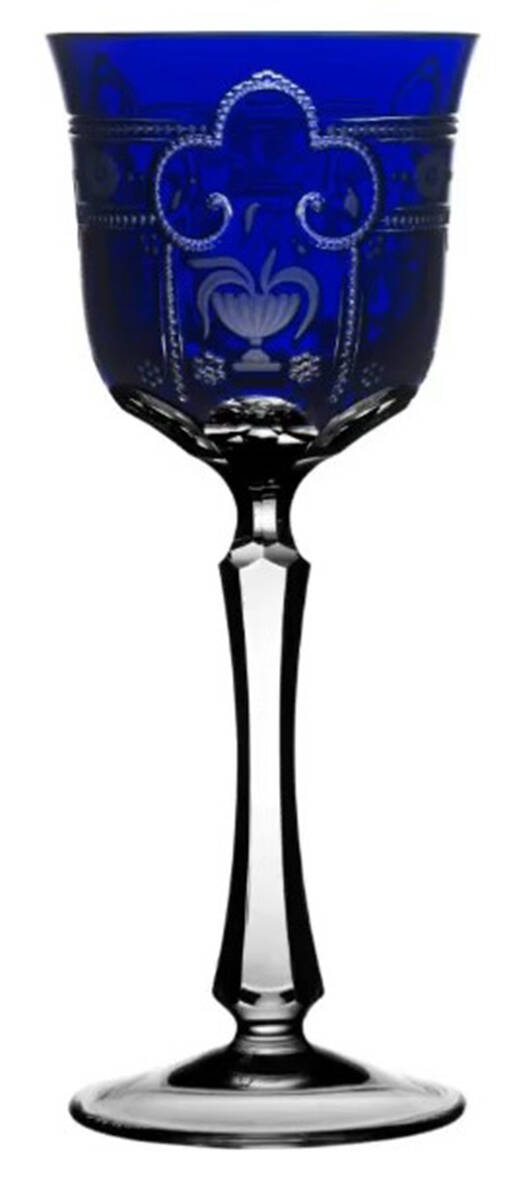 Imperial Cobalt Blue Water Goblet by Varga-1