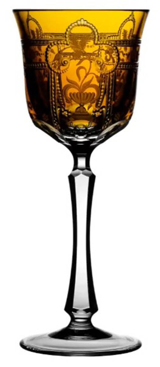 Imperial Amber Red Wine Glass by Varga-1