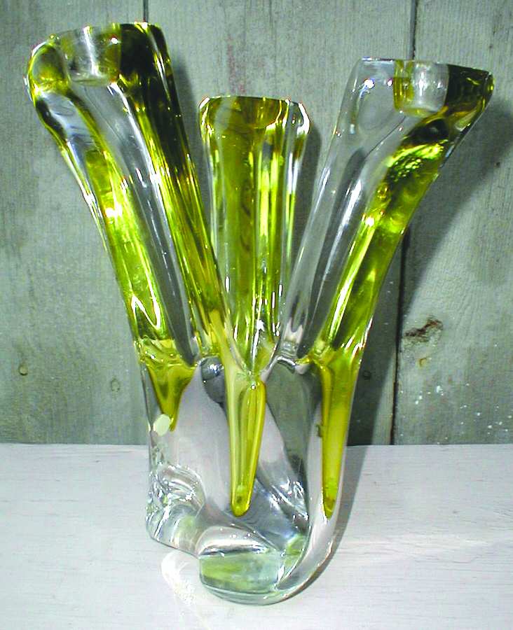 Danny 3 Light Candelabra by Val St Lambert-1