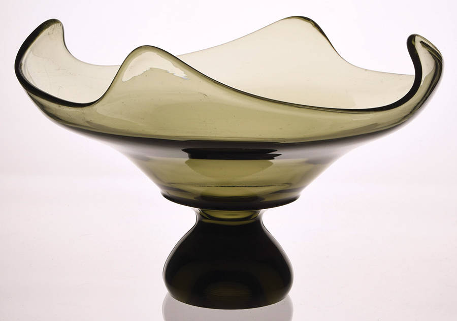 Epic Smoke 10" Footed Cupped Bowl by Viking-1