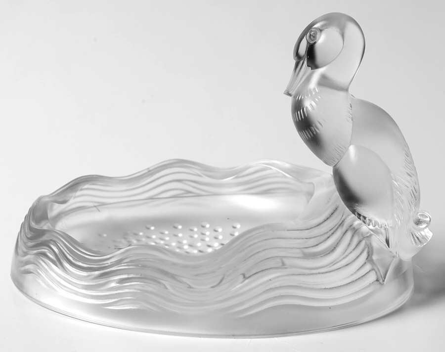 Clear Frosted France Duck Tray by Verlys-France-1