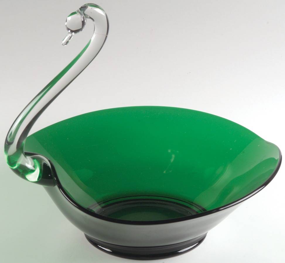 Animals & Figurines #992 11" Swan Console Bowl by Viking-1