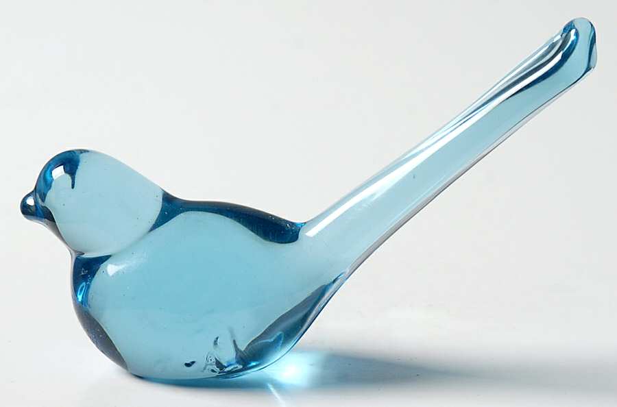 Heisey Animals & Figurines #1 Blue Sparrow by Viking-1