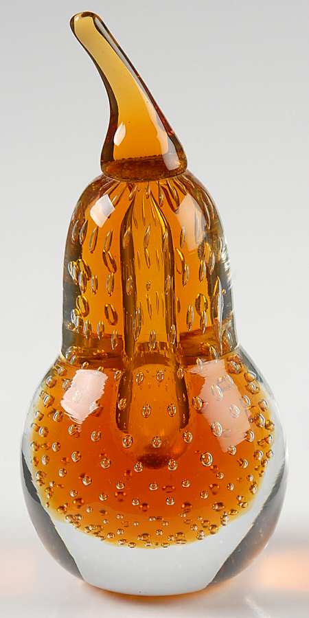 Animals & Figurines Pear Papperweight by Viking-1